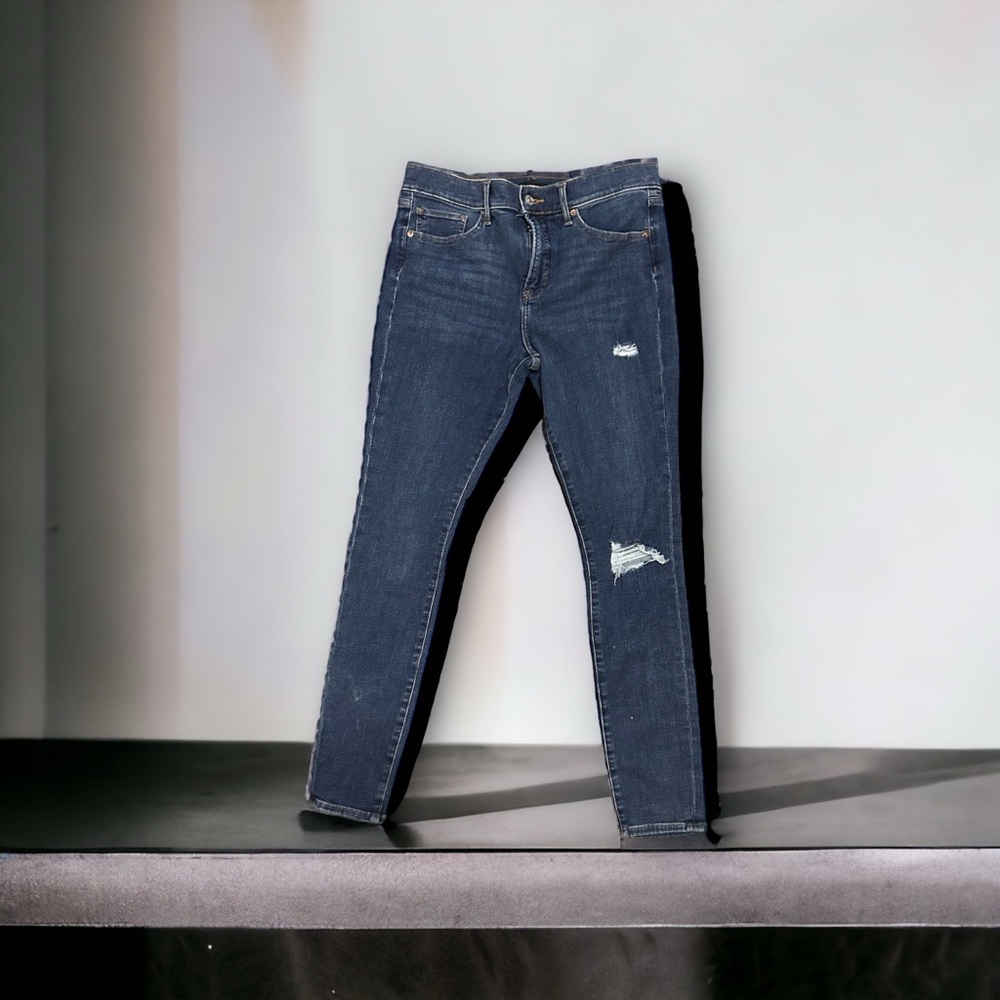 Express skinny ripped jean